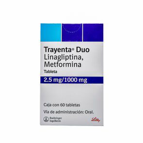 Trayenta Duo 2.5Mg/1000Mg 60 Tabs