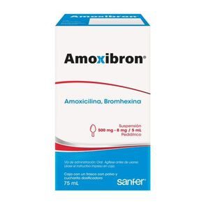 Amoxibron 500mg/8mg 75ml