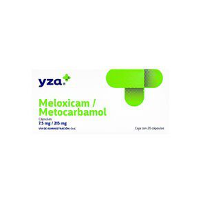 Yza Meloxicam/Metocarbamol 7.5Mg/215Mg 20 Tabs
