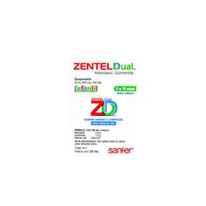 Zentel Dual Suspension 400Mg/200Mg 20Ml