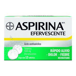 Aspirina Efervescente 500Mg 12 Tabs