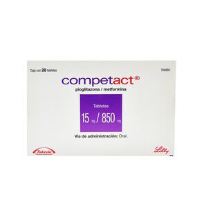 Competact 15Mg/850Mg 28 Tabs