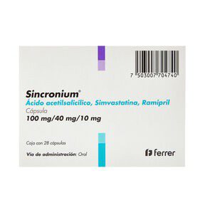 Sincronium C 100Mg/40Mg/10Mg 28 Comp