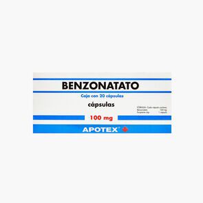 Benzonatato Apotex 100Mg 20 Caps