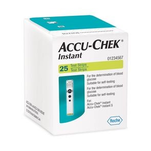 Accu-Chek Instant Tiras Glucosa 25 Pzas