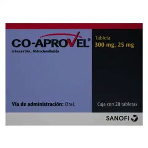 Coaprovel 300Mg/25Mg 28 Tabs