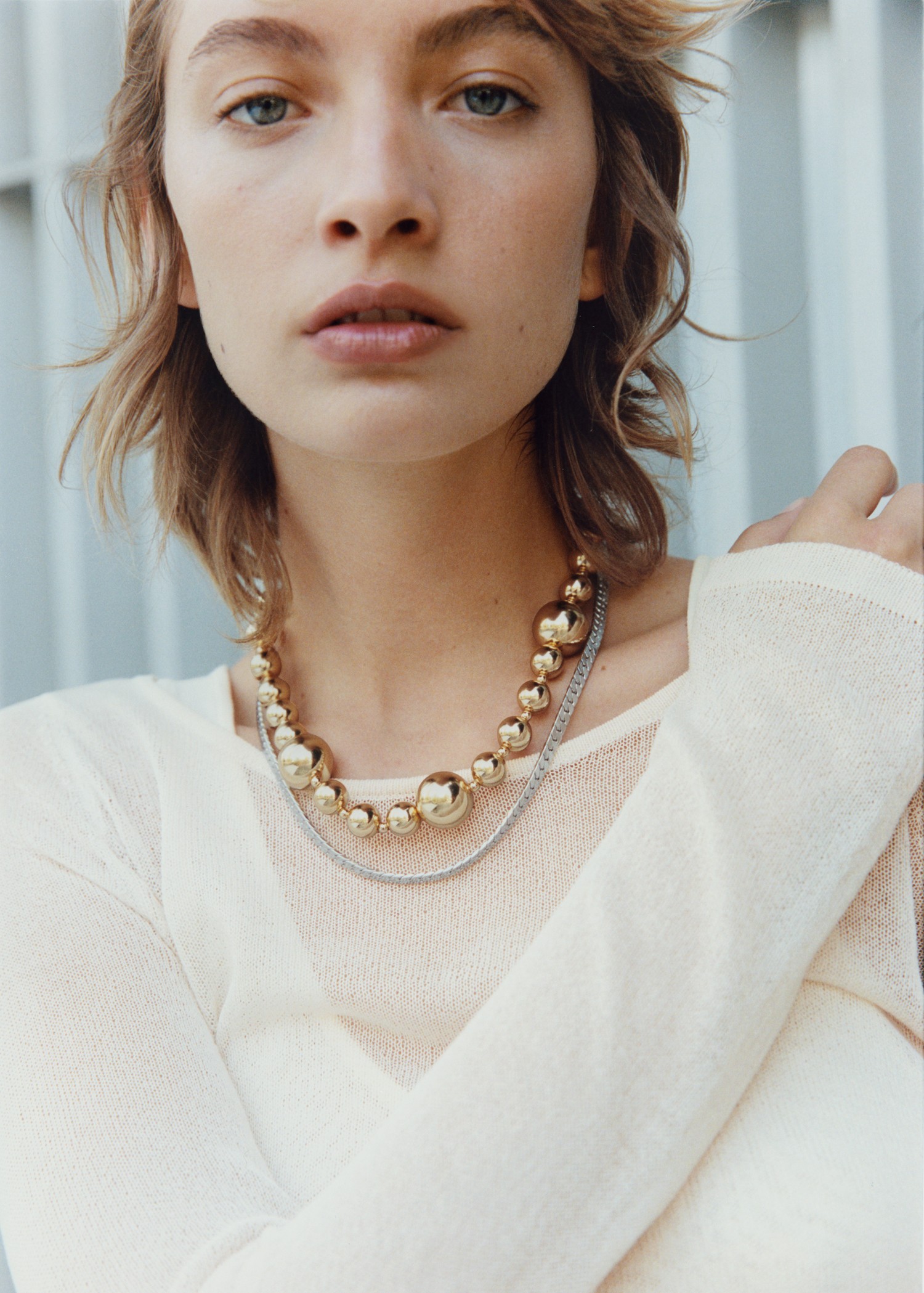 Collar bolas combinado