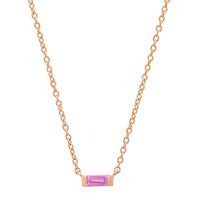 Dijes de mini Baguette Rosa