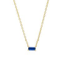 Dije de mini Baguette Azul