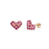 Corazon bombacho Pink Oro 10k