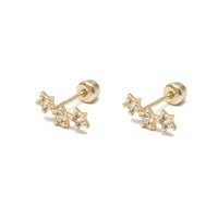 3 estrellas mini Oro 10k