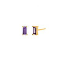 Arete mini Baguette lavanda