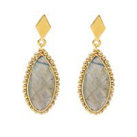 Aretes con labradorita