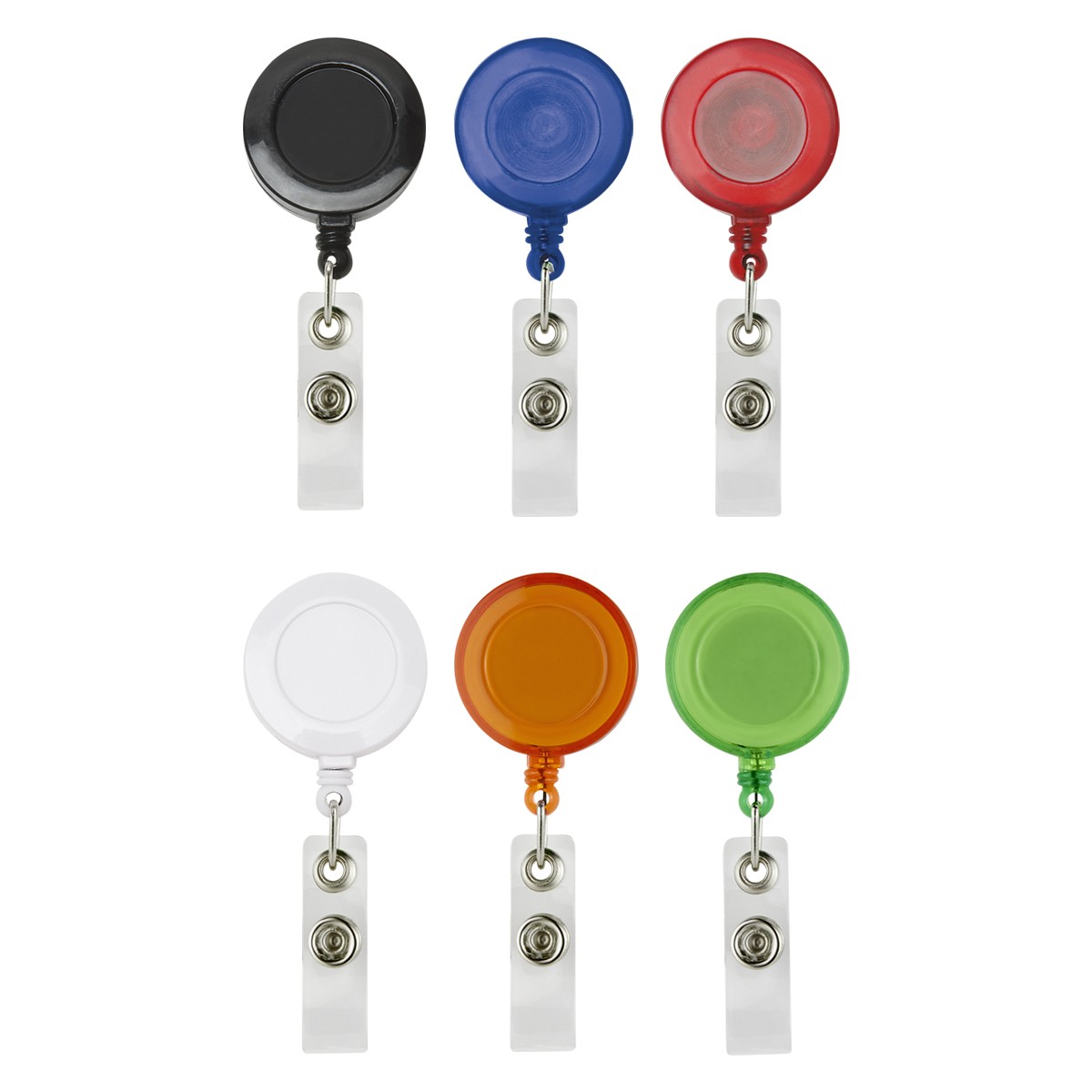 PORTAGAFETE RETRÁCTIL Cordón de 85 cm. Incluye cli...