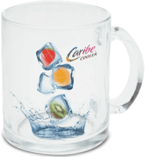 TAZA CHOPP DE VIDRIO SUBLIMADA FULL COLOR