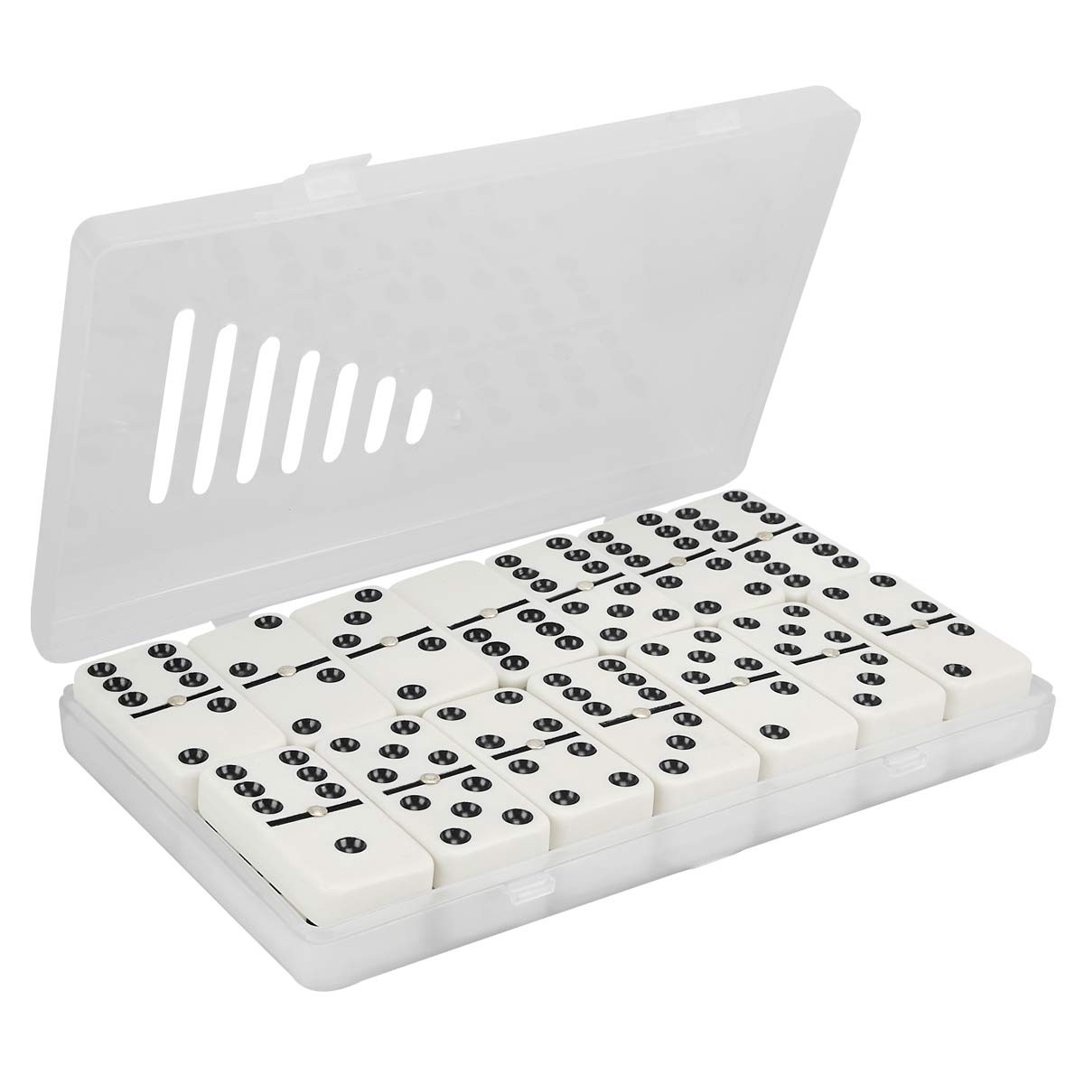 DOMINÓ KAVALA Incluye estuche de plástico con 28 p...