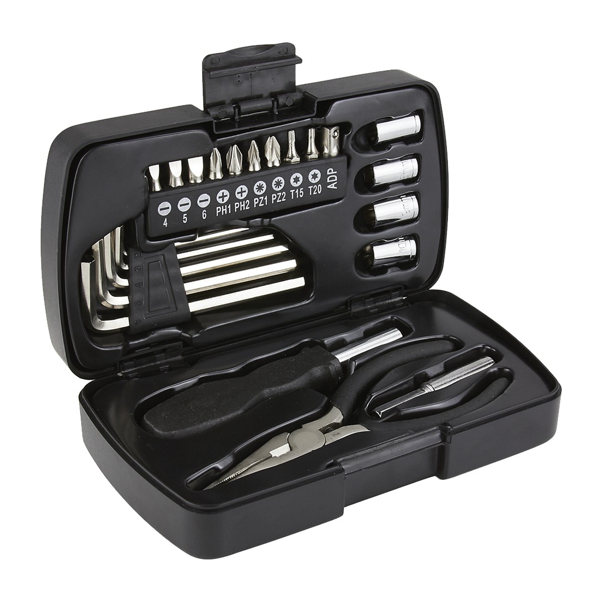 SET DE HERRAMIENTAS AUTHIE Contiene pinzas de punt...