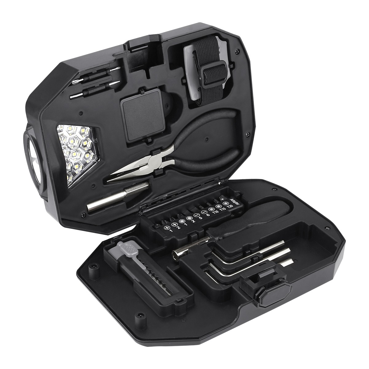 SET DE HERRAMIENTAS VALGUS Contiene pinzas de punt...