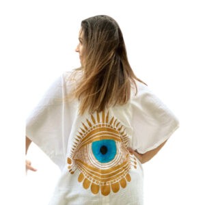 Tunica pintada a mano con OJO